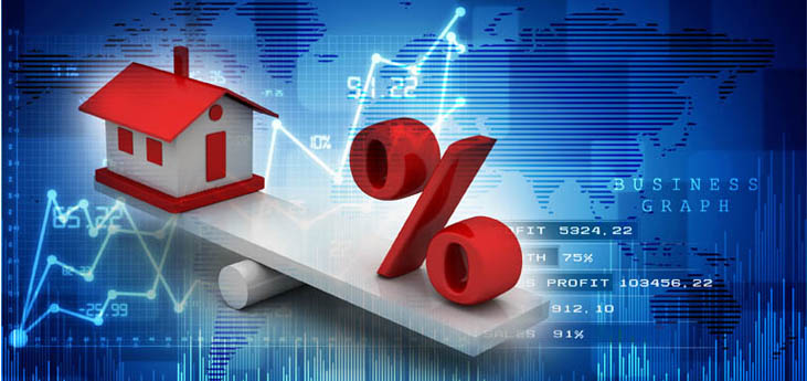 3d,Rendering,Balancing,House,And,Percent,Symbol